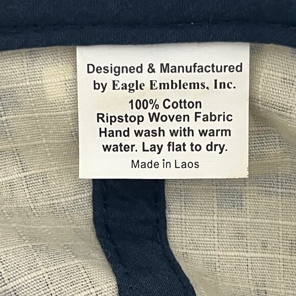 U.S. Navy Digital Camo Hat Adjustable America's Navy Ripstop Cotton Cap - Picture 7 of 7